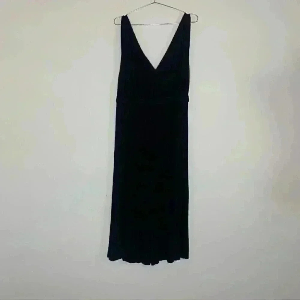 Miss Selfridge ASOS sleeveless black keyhole wide leg cropped jumpsuit us 10 - Picture 2 of 7